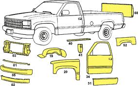 Pickup truck parts